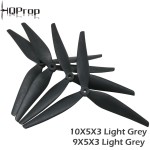 HQProp 10X5X3 9X5X3 1050 9050 10inch 9inch 3 Blades Black Carbon Reinforced Nylon Propeller for Rc FPV Drone